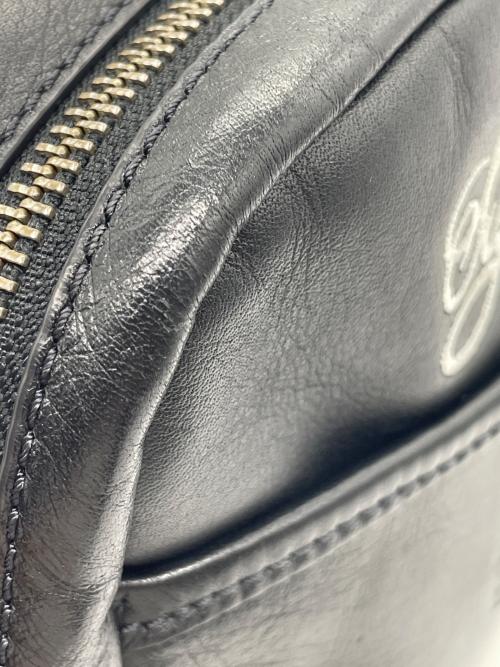 NIKE（ナイキ）NIKE (ナイキ) SUPREME (シュプリーム) レザーショルダーバッグ ブラックの古着・服飾アイテム