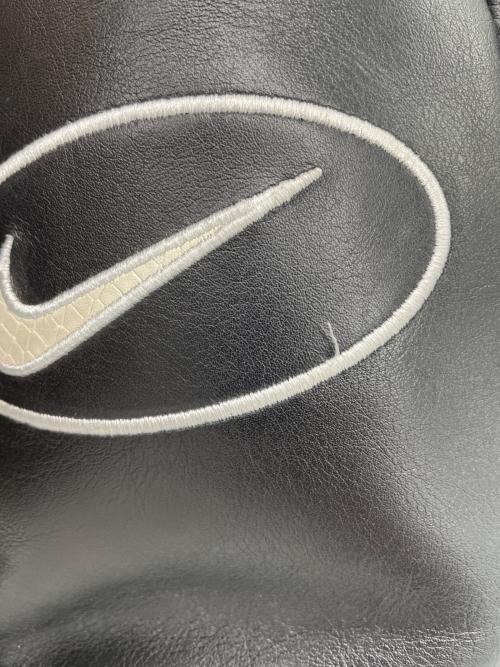 NIKE（ナイキ）NIKE (ナイキ) SUPREME (シュプリーム) レザーショルダーバッグ ブラックの古着・服飾アイテム