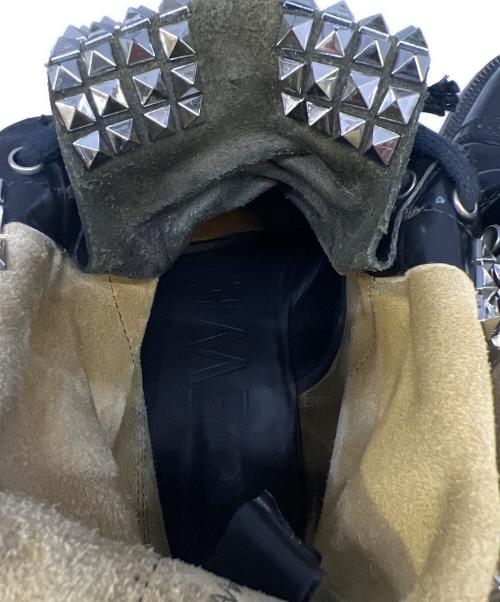 LOEWE（ロエベ）LOEWE (ロエベ) ダメージ加工コンバットブーツ ブラック サイズ:43の古着・服飾アイテム