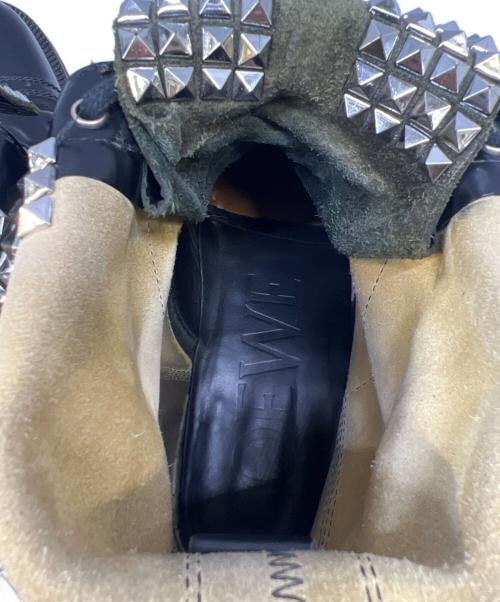 LOEWE（ロエベ）LOEWE (ロエベ) ダメージ加工コンバットブーツ ブラック サイズ:43の古着・服飾アイテム