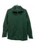 AURALEE（オーラリー）の古着「WOOL BABY ALPACA MIX RIB KNIT ZIP」｜グリーン