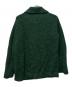 AURALEE (オーラリー) WOOL BABY ALPACA MIX RIB KNIT ZIP グリーン サイズ:４：20000円