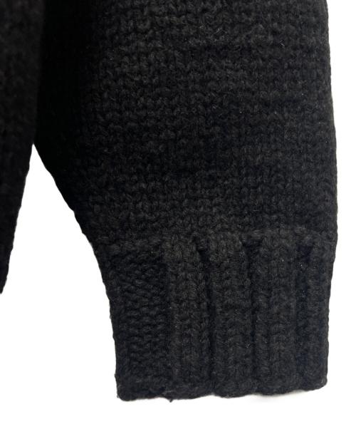 slopeslow（スロープスロウ）slopeslow (スロープスロウ) カウチンジップニット ブラック サイズ:Ｍの古着・服飾アイテム