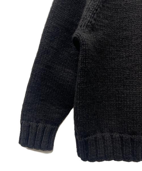 slopeslow（スロープスロウ）slopeslow (スロープスロウ) カウチンジップニット ブラック サイズ:Ｍの古着・服飾アイテム