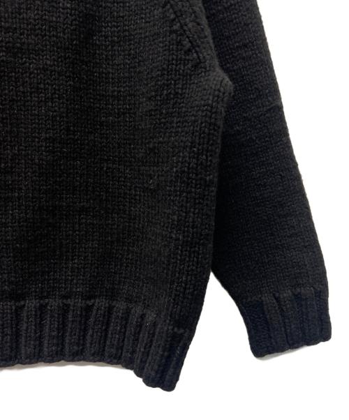 slopeslow（スロープスロウ）slopeslow (スロープスロウ) カウチンジップニット ブラック サイズ:Ｍの古着・服飾アイテム