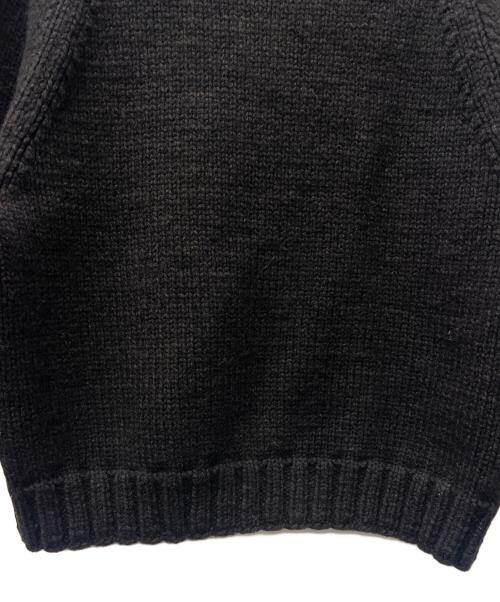 slopeslow（スロープスロウ）slopeslow (スロープスロウ) カウチンジップニット ブラック サイズ:Ｍの古着・服飾アイテム
