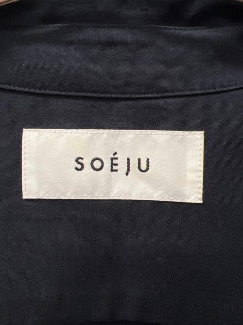 SOEJU（ソージュ）SOEJU (ソージュ) ソフトオックスシャツワンピース ネイビー サイズ:Ｍの古着・服飾アイテム