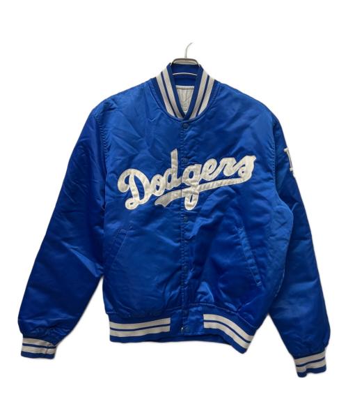 Diamond by STARTER（ダイアモンドバイスターター）Diamond by STARTER (ダイアモンドバイスターター) Dodgers　スタジャン ブルー サイズ:Ｌの古着・服飾アイテム