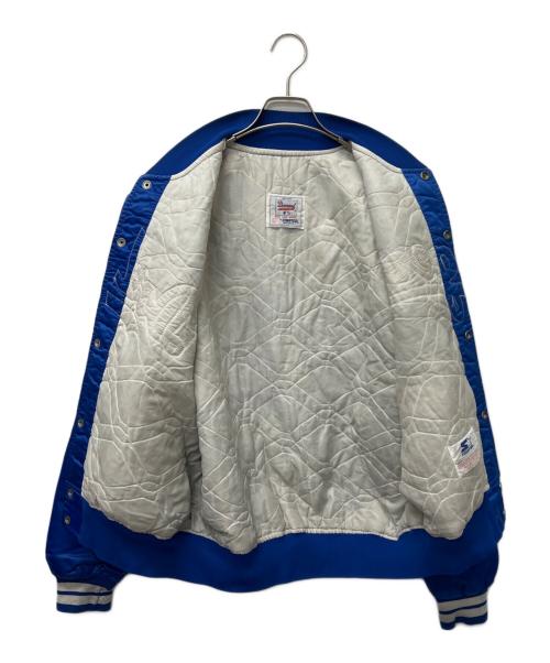 Diamond by STARTER（ダイアモンドバイスターター）Diamond by STARTER (ダイアモンドバイスターター) Dodgers　スタジャン ブルー サイズ:Ｌの古着・服飾アイテム