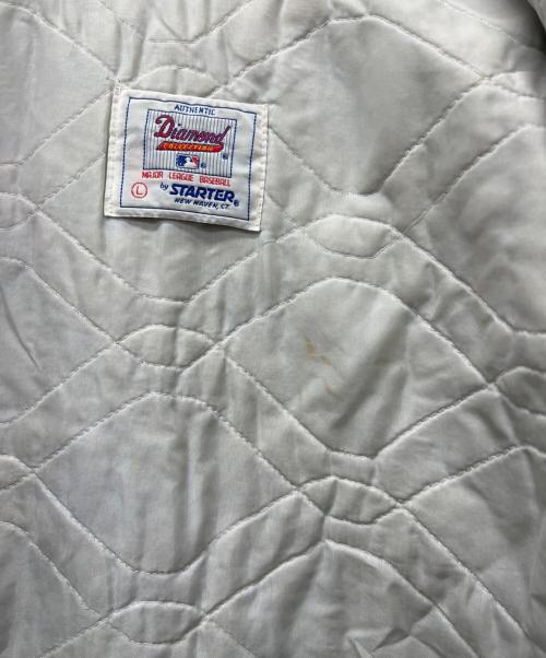 Diamond by STARTER（ダイアモンドバイスターター）Diamond by STARTER (ダイアモンドバイスターター) Dodgers　スタジャン ブルー サイズ:Ｌの古着・服飾アイテム