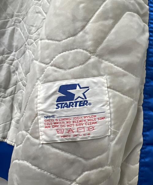 Diamond by STARTER（ダイアモンドバイスターター）Diamond by STARTER (ダイアモンドバイスターター) Dodgers　スタジャン ブルー サイズ:Ｌの古着・服飾アイテム
