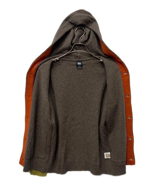 stussy（ステューシー）stussy (ステューシー) フーディカーディガン マルチカラー サイズ:Ｍの古着・服飾アイテム