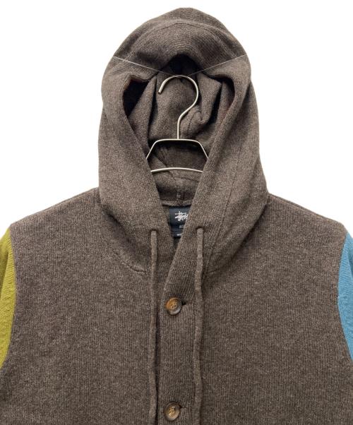 stussy（ステューシー）stussy (ステューシー) フーディカーディガン マルチカラー サイズ:Ｍの古着・服飾アイテム