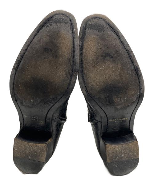 Saint Laurent Paris（サンローランパリ）Saint Laurent Paris (サンローランパリ) サイドジップブーツ ブラック サイズ:SIZE 41の古着・服飾アイテム