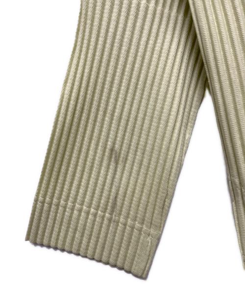 HOMME PLISSE ISSEY MIYAKE（オム プリッセ イッセイ ミヤケ）HOMME PLISSE ISSEY MIYAKE (オム プリッセ イッセイ ミヤケ) プリーツシャツ ライトグリーン サイズ:４の古着・服飾アイテム