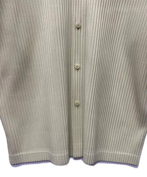 HOMME PLISSE ISSEY MIYAKE（オム プリッセ イッセイ ミヤケ）HOMME PLISSE ISSEY MIYAKE (オム プリッセ イッセイ ミヤケ) プリーツシャツ ライトグリーン サイズ:４の古着・服飾アイテム