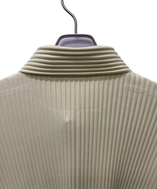 HOMME PLISSE ISSEY MIYAKE（オム プリッセ イッセイ ミヤケ）HOMME PLISSE ISSEY MIYAKE (オム プリッセ イッセイ ミヤケ) プリーツシャツ ライトグリーン サイズ:４の古着・服飾アイテム