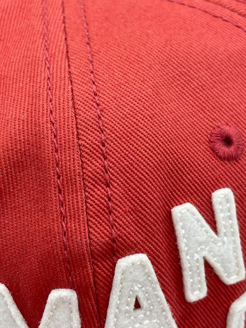 HUMAN MADE（ヒューマンメイド）HUMAN MADE (ヒューマンメイド) 6Panel Twill Cap レッド サイズ:-の古着・服飾アイテム
