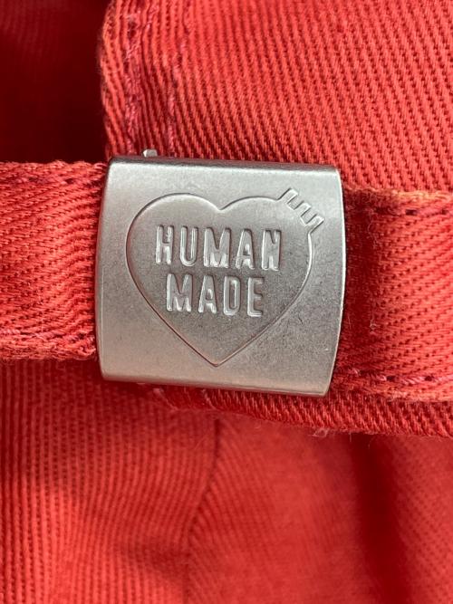 HUMAN MADE（ヒューマンメイド）HUMAN MADE (ヒューマンメイド) 6Panel Twill Cap レッド サイズ:-の古着・服飾アイテム