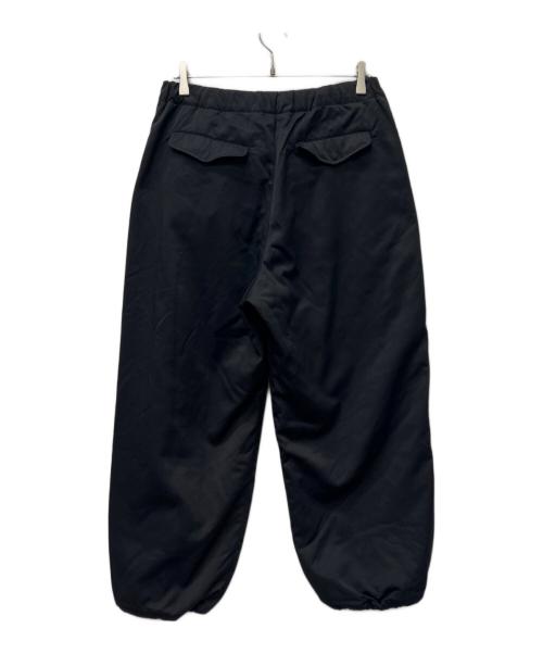 YSTRDY'S TMRRW（イエスタデイズトゥモロウ）YSTRDY'S TMRRW (イエスタデイズトゥモロウ) BAGGY HUSTLER EASY PANTS ブラック サイズ:Ｍの古着・服飾アイテム