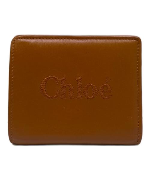Chloe（クロエ）Chloe (クロエ) コンパクトウォレット ブラウンの古着・服飾アイテム