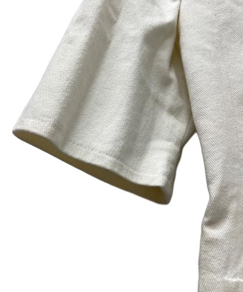 CELINE（セリーヌ）CELINE (セリーヌ) ノーカラージャケット ホワイト サイズ:４６の古着・服飾アイテム