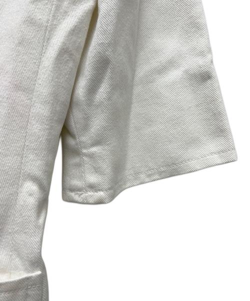 CELINE（セリーヌ）CELINE (セリーヌ) ノーカラージャケット ホワイト サイズ:４６の古着・服飾アイテム