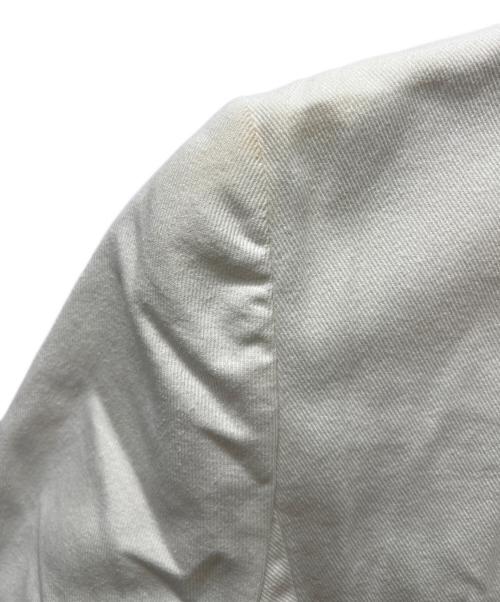 CELINE（セリーヌ）CELINE (セリーヌ) ノーカラージャケット ホワイト サイズ:４６の古着・服飾アイテム
