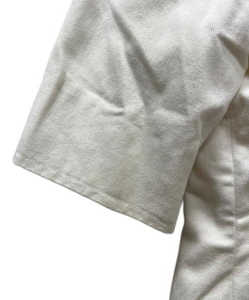 CELINE（セリーヌ）CELINE (セリーヌ) ノーカラージャケット ホワイト サイズ:４６の古着・服飾アイテム