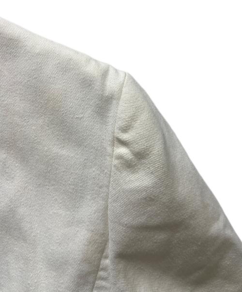 CELINE（セリーヌ）CELINE (セリーヌ) ノーカラージャケット ホワイト サイズ:４６の古着・服飾アイテム