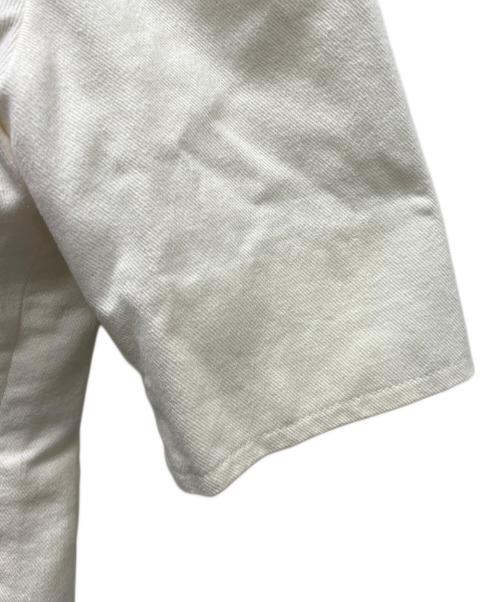 CELINE（セリーヌ）CELINE (セリーヌ) ノーカラージャケット ホワイト サイズ:４６の古着・服飾アイテム