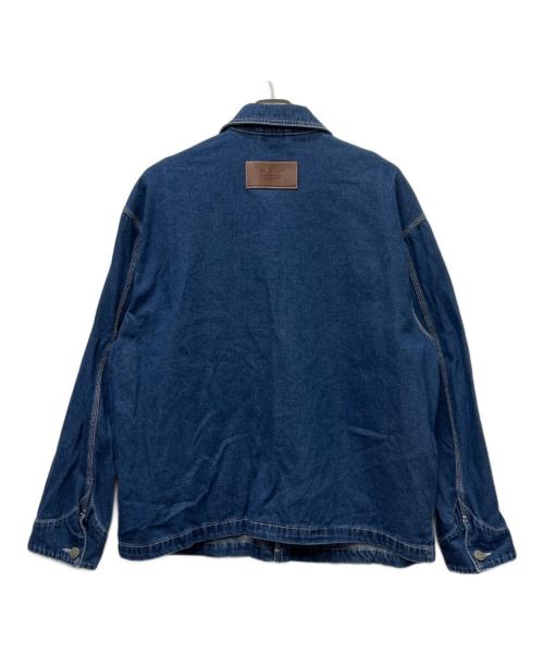 adidas（アディダス）adidas (アディダス) デニムジャケット インディゴ サイズ:Ｌの古着・服飾アイテム