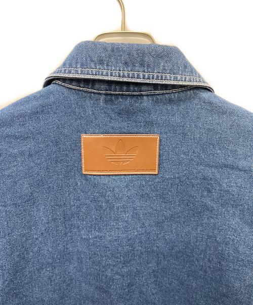 adidas（アディダス）adidas (アディダス) デニムジャケット インディゴ サイズ:Ｌの古着・服飾アイテム