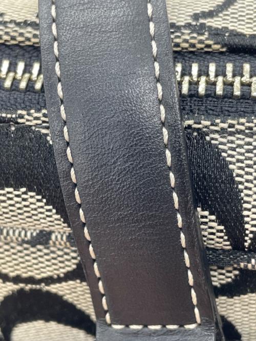 COACH（コーチ）COACH (コーチ) ハンドバッグ グレー×ブラックの古着・服飾アイテム