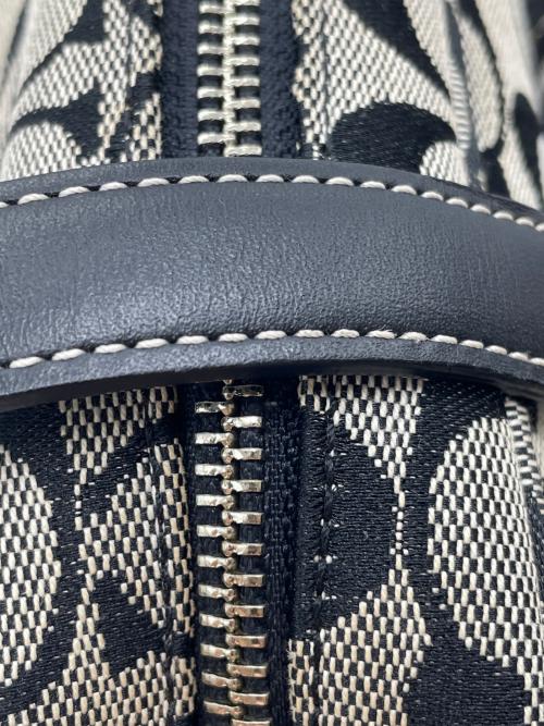 COACH（コーチ）COACH (コーチ) ハンドバッグ グレー×ブラックの古着・服飾アイテム