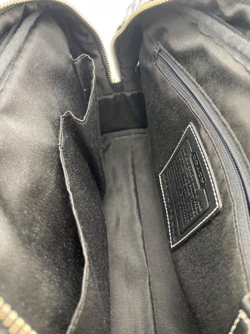 COACH（コーチ）COACH (コーチ) ハンドバッグ グレー×ブラックの古着・服飾アイテム