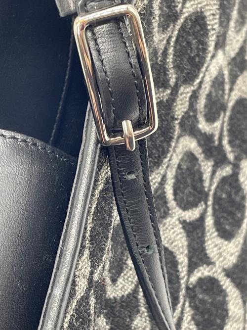 COACH（コーチ）COACH (コーチ) ハンドバッグ ブラックの古着・服飾アイテム
