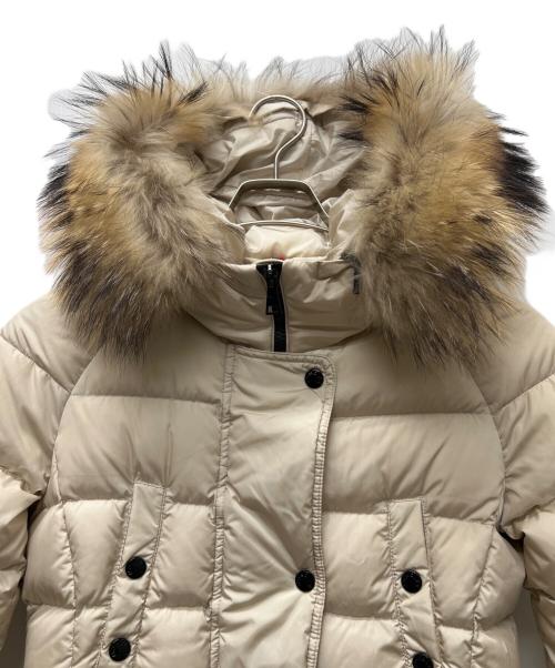 MONCLER（モンクレール）MONCLER (モンクレール) ダウンジャケット アイボリー サイズ:０の古着・服飾アイテム