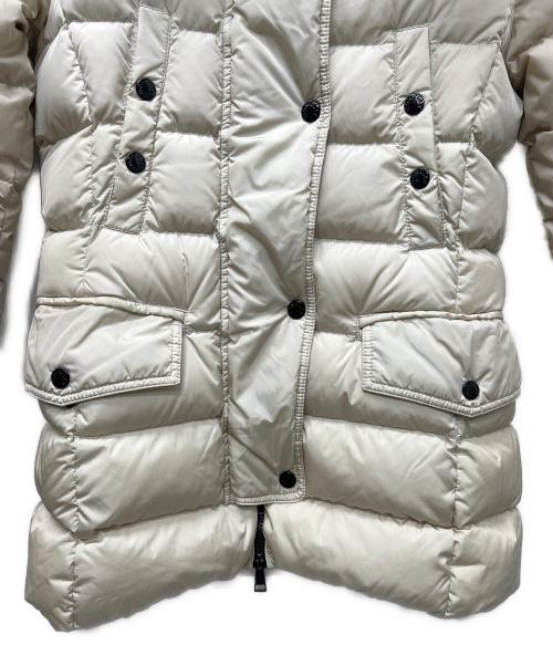 MONCLER（モンクレール）MONCLER (モンクレール) ダウンジャケット アイボリー サイズ:０の古着・服飾アイテム