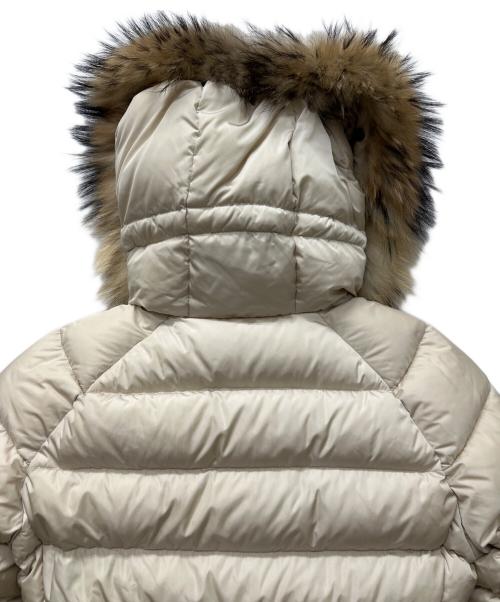 MONCLER（モンクレール）MONCLER (モンクレール) ダウンジャケット アイボリー サイズ:０の古着・服飾アイテム