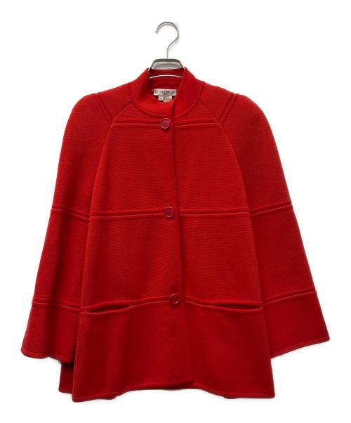 CELINE（セリーヌ）CELINE (セリーヌ) ニットジャケット レッド サイズ:４２の古着・服飾アイテム