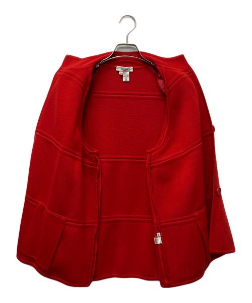 CELINE（セリーヌ）CELINE (セリーヌ) ニットジャケット レッド サイズ:４２の古着・服飾アイテム