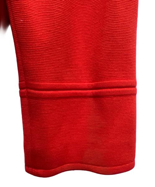 CELINE（セリーヌ）CELINE (セリーヌ) ニットジャケット レッド サイズ:４２の古着・服飾アイテム