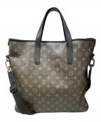 LOUIS VUITTONルイ ヴィトン）の古着「2WAYショルダーバッグ　LOUIS VUITTON（ルイ ヴィトン）　M56708　モノグラム マカサー　デイヴィス」｜ブラウン