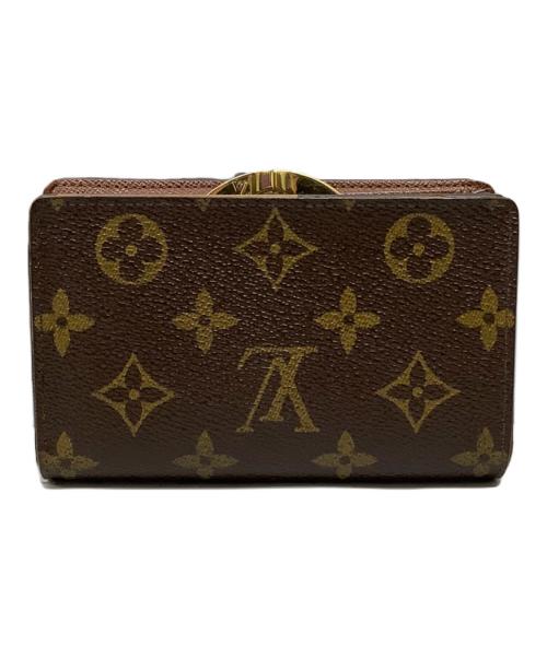 LOUIS VUITTON（ルイ ヴィトン）LOUIS VUITTON (ルイ ヴィトン) がま口財布　LOUIS VUITTON（ルイ ヴィトン）	M61674　モノグラム	ポルトフォイユ・ヴィエノワ ブラウンの古着・服飾アイテム