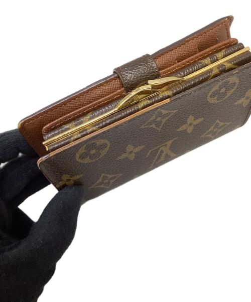LOUIS VUITTON（ルイ ヴィトン）LOUIS VUITTON (ルイ ヴィトン) がま口財布　LOUIS VUITTON（ルイ ヴィトン）	M61674　モノグラム	ポルトフォイユ・ヴィエノワ ブラウンの古着・服飾アイテム