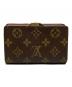 LOUIS VUITTON (ルイ ヴィトン) がま口財布　LOUIS VUITTON（ルイ ヴィトン）	M61674　モノグラム	ポルトフォイユ・ヴィエノワ ブラウン：19000円