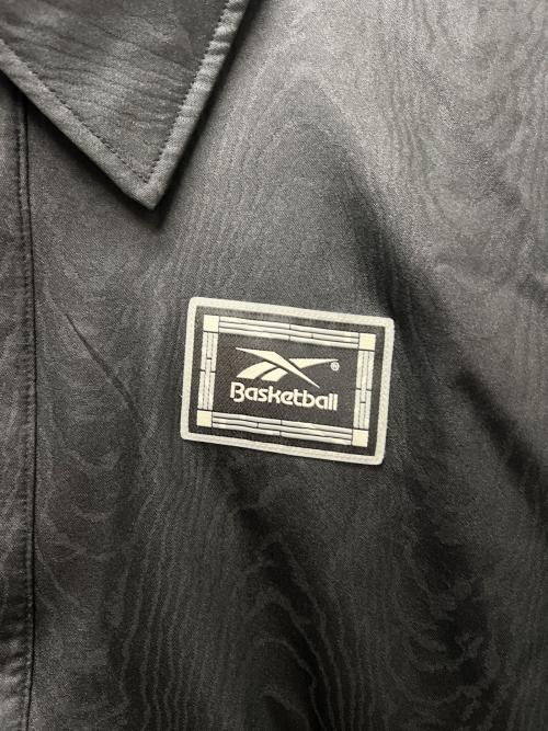 REEBOK（リーボック）REEBOK (リーボック) BB BBALL COACHES SNAP JKT ブラック サイズ:Ｍの古着・服飾アイテム