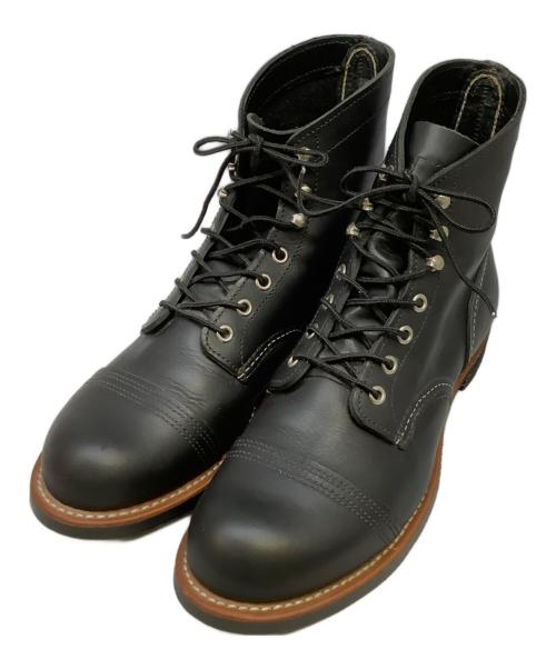 RED WING（レッドウィング）RED WING (レッドウィング) ブーツ　RED WING（レッドウィング）　D 8084　	USA製 ブラック サイズ:27.5cmの古着・服飾アイテム