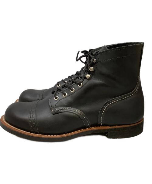 RED WING（レッドウィング）RED WING (レッドウィング) ブーツ　RED WING（レッドウィング）　D 8084　	USA製 ブラック サイズ:27.5cmの古着・服飾アイテム
